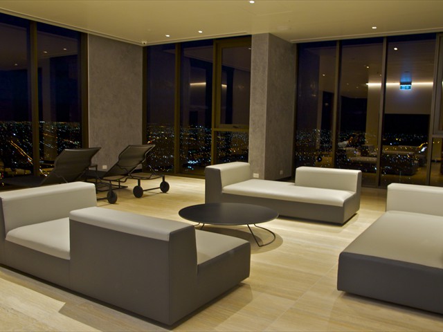 ABODE: 55th floor lounge with amazing views!