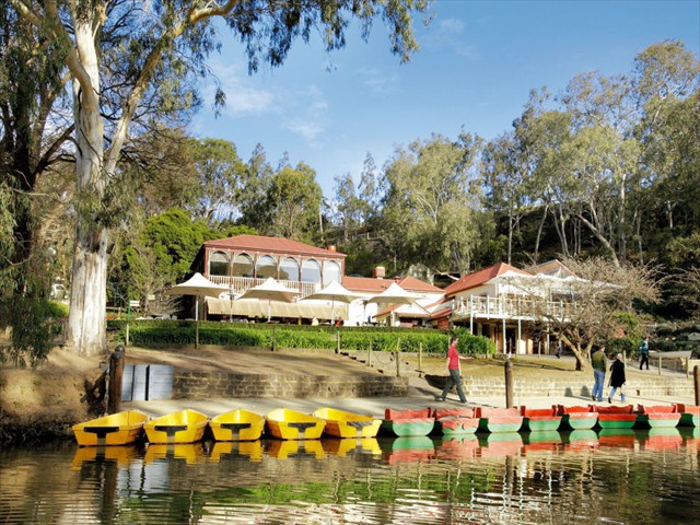 EDEN: Nearby Boathouses along the Yarra River; rent a boat
